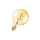 LED лампа 1906 LED GLOBE 25 5W/820 230V S FIL E27 4X1 OSRAM