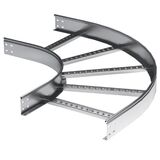 Угол горизонтальный 90° 80x300 R-300 ДКС