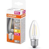 LED Лампа Свічка DIM 4,8W/827 230V E27 LED Superstar Classic B 40 Filament Clear LEDVANCE
