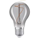 Вінтажна  лампа 3,4W/818 230V E27 Vintage 1906 Classic A 10 Filament Smoke LEDVANCE