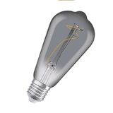 Вінтажна  лампа 3,4W/818 230V E27 Vintage 1906 Edison 10 Filament Smoke LEDVANCE