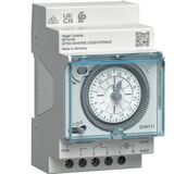 Таймер модульний аналоговий добовий 16А, 1НВ, резерв 120 годин, 3М