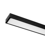 Лінійний світильник OLL WD 32W 3040Lm AC 220-240V IP20 4000К 1180x98x35mm гарантія 2 року накладний чи підвісний за рахунок дод. аксесуарів (До 8 шт у лінію) чорний ELMAR