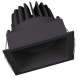 SP SQUARE DK ADJ 8W/3000K FL BK Вбудований точковий регульований світильник "квадрат" Ledvance