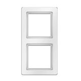 Рамка 2-кратна полярна білизна серія Q.1 BERKER