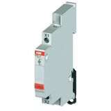 E219-C індикатор фазы на DIN рейку (червоний світлодіод) 9mm 115-250В АС ABB