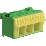 Блок PE-клем QiuckConnect PE-клема 3x16мм2+11x4мм2 ширина 60мм HAGER