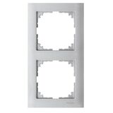 Рамка 2-постовая серия M-Pure Алюминий Merten System M