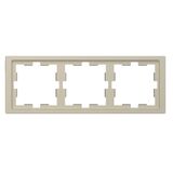 Рамка 3-постова серія D-Life Сахара Merten System Design