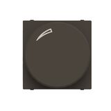 N2260.3 AN Светорегулятор поворотный LED 2-100 Вт (2 мод., антрацит), Zenit Niessen ABB