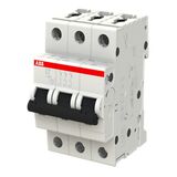 S203-C6 3Р мініатюрний Автоматичний вимикач 6А C 6kA System pro M compact ABB