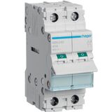 Выключатель нагрузки 2-полюсный 40А/400В 2-модуля HAGER