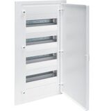 Щит вбудований 48-модулів 4x12 ряда з білою дверцятами з клемами IP40 Golf HAGER