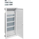 Щиток мультимедіа / зв'язку 4-ряда прихований монтаж металеві дверцята Volta HAGER