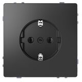 Розетка із заземленням 16А серія D-Life Антрацит Merten System Design