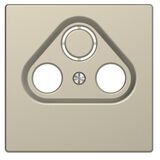 Панель-накладка розетки TV-FM-SAT серія D-Life Сахара Merten System Design