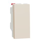 Выключатель 1-клавишный 10А (сх.1) 1 модуль Бежевый Unica New Studio Schneider