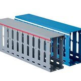 Кабель-канал перфорированный короб RL12 40x 80 шаг 20мм перф. 8мм L=2м Серый QUADRO  ДКС