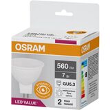 LED MR16 60 7W/840 560Lm 230V GU5.3 Osram
