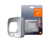 Ночник 0,3 Вт NIGHTLUX HALL SI 4,5V LEDV  с сенсором серый 3x1.5V AAA LEDVANCE