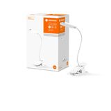 Настільна лампа 5W 4000K PANAN CLIP SQUARE DIM USB WT 4х1 LEDVANCE Кабель USB – від мережі 220В, від POWER BANK LEDVANCE