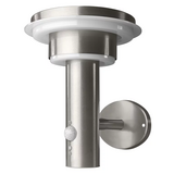 ENDURA Style Solar Wall Sensor Double Circle 6W Stainless Steel IP44 Уличный светильник на солнечных батареях: 3 режима работы LEDVANCE