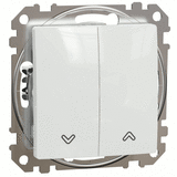 Выключатель для жалюзи (сх.4), Sedna Design (Белый)