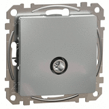 Розетка TV концевая 4dB, Sedna Design (Алюминий)