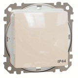 Выключатель проходной 1-кл. (сх.6) IP44, Sedna Design (Бежевый)