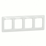 Рамка 4-местная, Sedna Design (Белый)