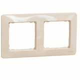 Рамка 2-местная, Sedna Design (Бежевый)