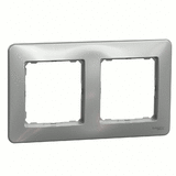 Рамка 2-местная, Sedna Design (Алюминий)