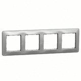 Рамка 4-местная, Sedna Design (Алюминий)
