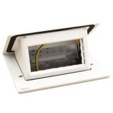 INCARA POP-UP Висувний люк на 4 модулі з монтажним комплектом, порожній, колір Білий