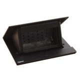 INCARA POP-UP Висувний люк на 4 модулі з монтажним комплектом, порожній, колір Чорний