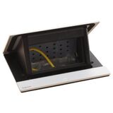 INCARA POP-UP Висувний люк на 4 модулі з монтажним комплектом, порожній, колір Алюміній