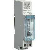 Таймер модульный аналоговый суточный 16А, 1НО, без резерва хода, 1М