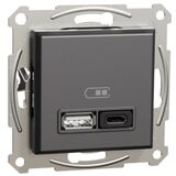 Поворотный LED димер, 230 В, 370 Вт  С рамкой в комплекте Белый Asfora Schneider Electric EPH6800121