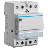 Контактор безшумний 63A 3 полюси 2НО [Uc] 230В 3-модульний Hager