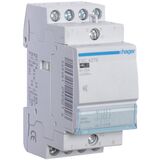 Контактор безшумний 25A 4 полюси 2НО+2НЗ [Uc] 230В [Ue] 400 V AC 2-модульний Hager