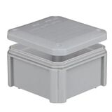 IB403 Коробка распределительная 90х90х52мм накладная самозатух. полипропилен 850 С IP55  UNIKA PLANK Electrotechnic