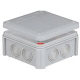 IB602 Коробка распределительная 114х114х57мм накладная самозатух. полипропилен 850 С IP54 UNIKA PLANK Electrotechnic