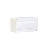 Щит навесной с белыми дверками 18 мод. COSMOS HAGER VD118PD