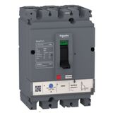 3-полюсный стационарный автоматический выключатель 100А EASYPACT CVS100B TM100D 3P3D 25kA Schneider Electric