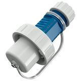 Силовий роз'єм 16A2p+E 230V штекер SCHUKO IP 68 синій Меннекес