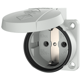 Розетка 16A 2p+E 230V SCHUKO IP54 панельная Mennekes