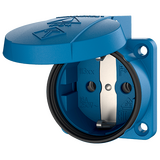 Розетка 16A 2P+E, 230V SCHUKO IP54 Mennekes