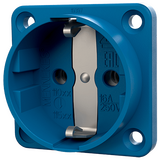 Розетка 16A 2p+E 230V SCHUKO IP20 панельная Mennekes