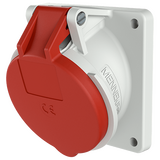 Силовий роз'єм 32A5P 6H400V Розетка панельна IP44 Меннекес