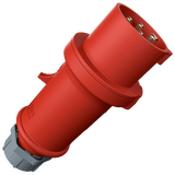 Штекер 16A 5P 6H 400V IP44 Кабельный штекер-фазоинвертор ProTOP  Mennekes